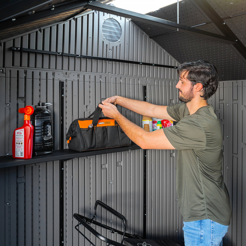 Lifetime 10 Ft. X 8 Ft. Side Entry Outdoor Storage Shed & Reviews